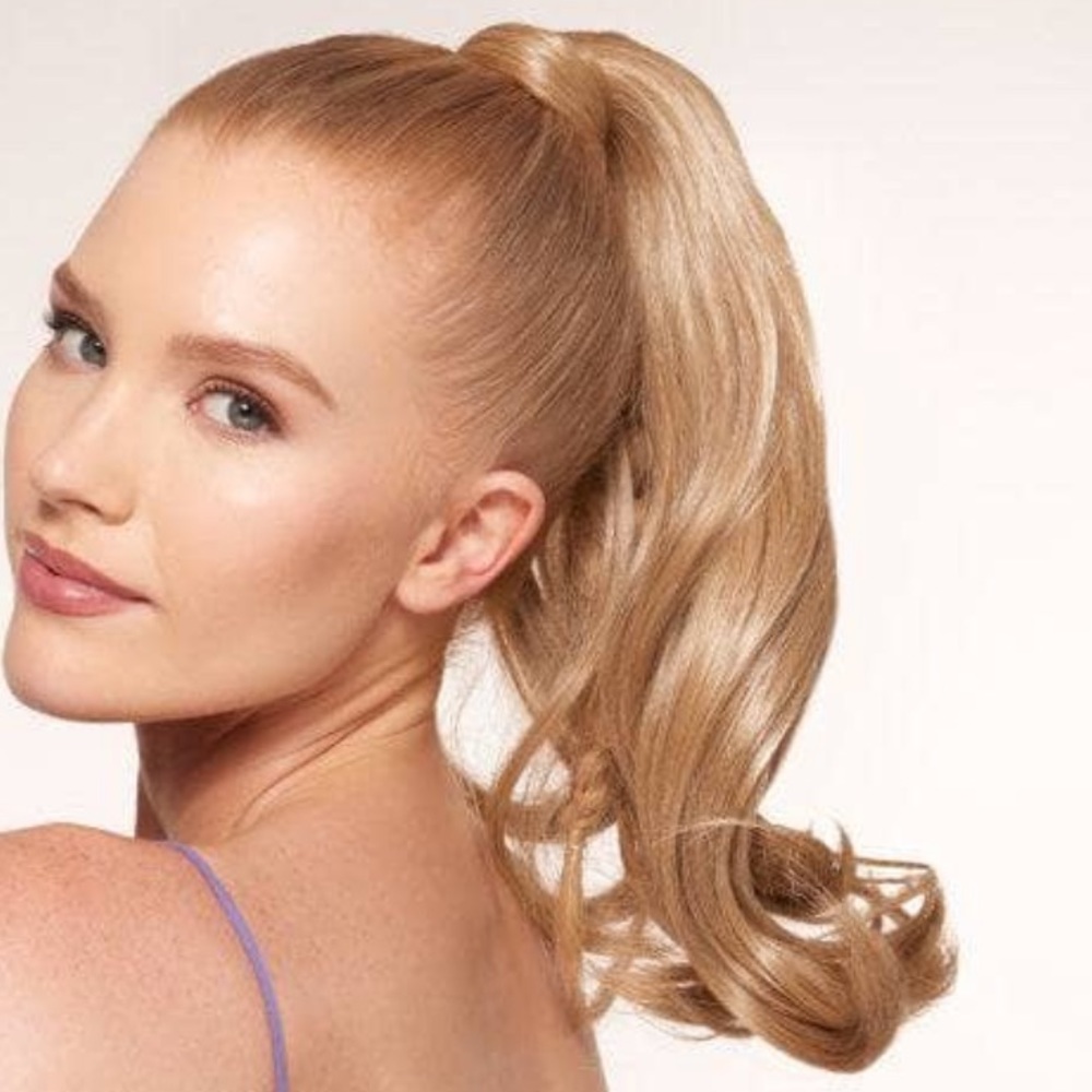 INH Faux-Hair Honey Blonde Wrap-Around Pony Tail Extension